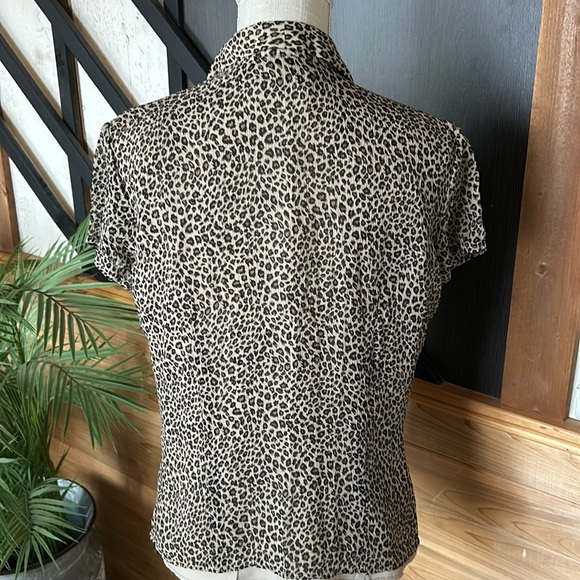 Kate Hill Animal print women’s blouse size 12 100% Silk pre loved - Picture 5 of 7